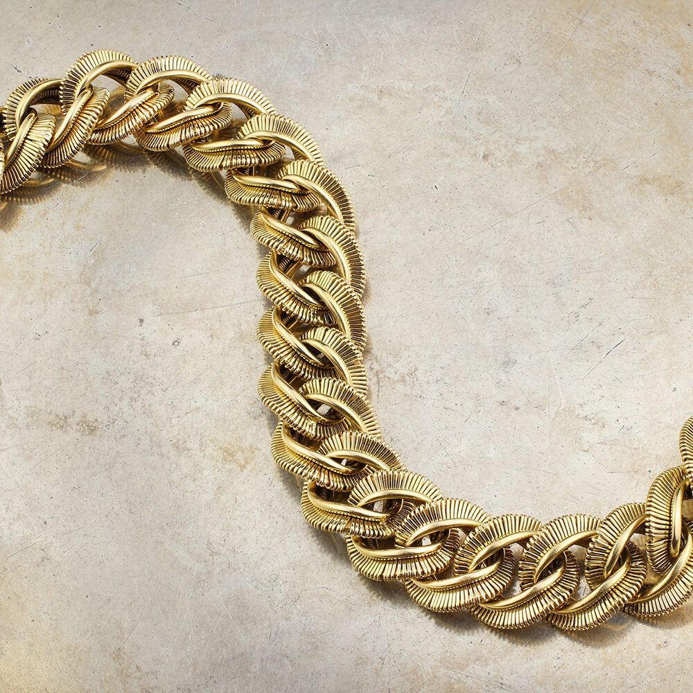Van Cleef & Arpels Georges L'Enfant Gold Link Bracelet