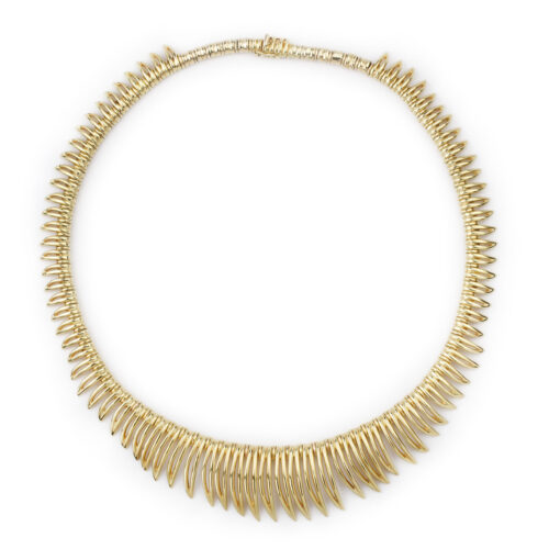 Gold Fringe Necklace