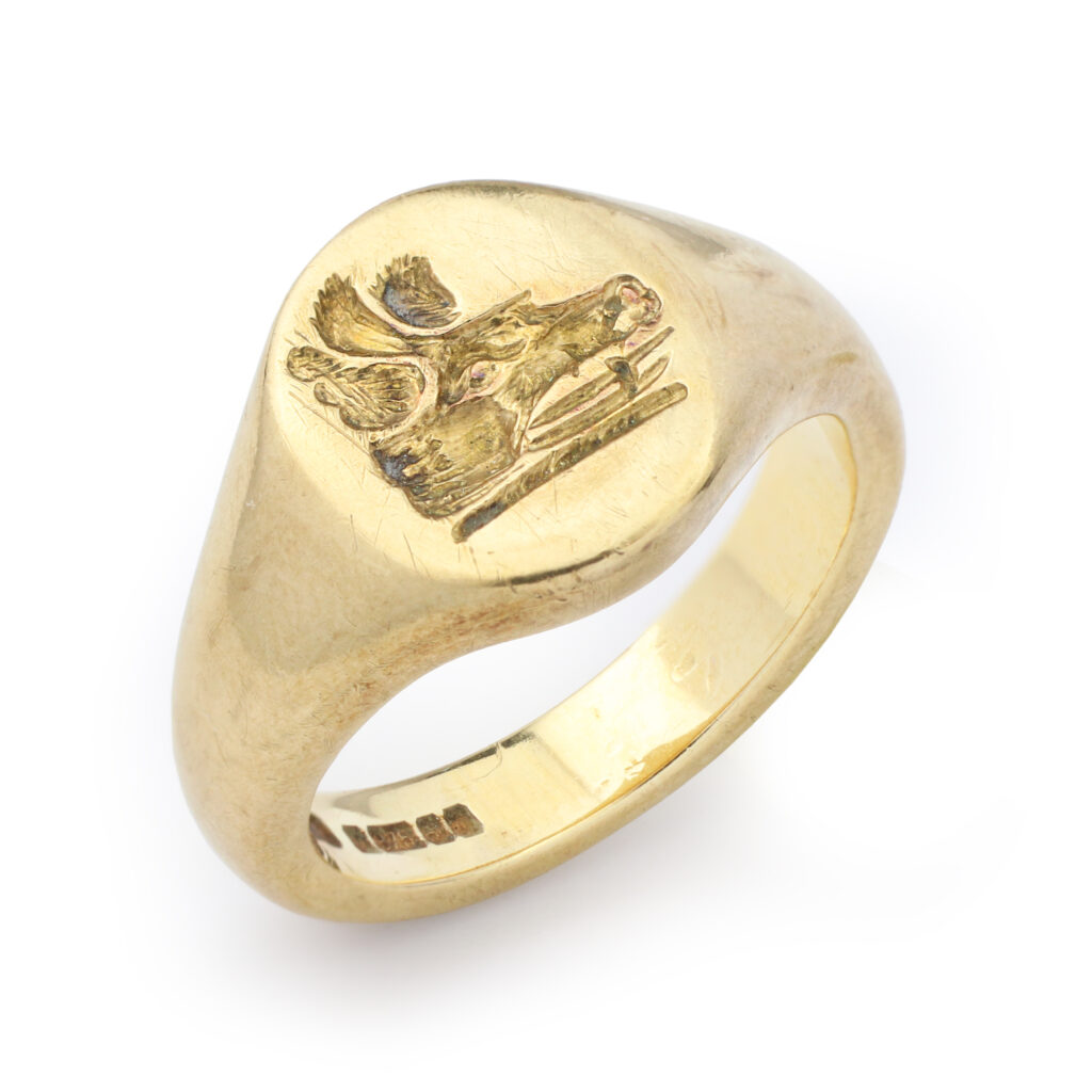 Antique Gold Signet Ring - FD Gallery