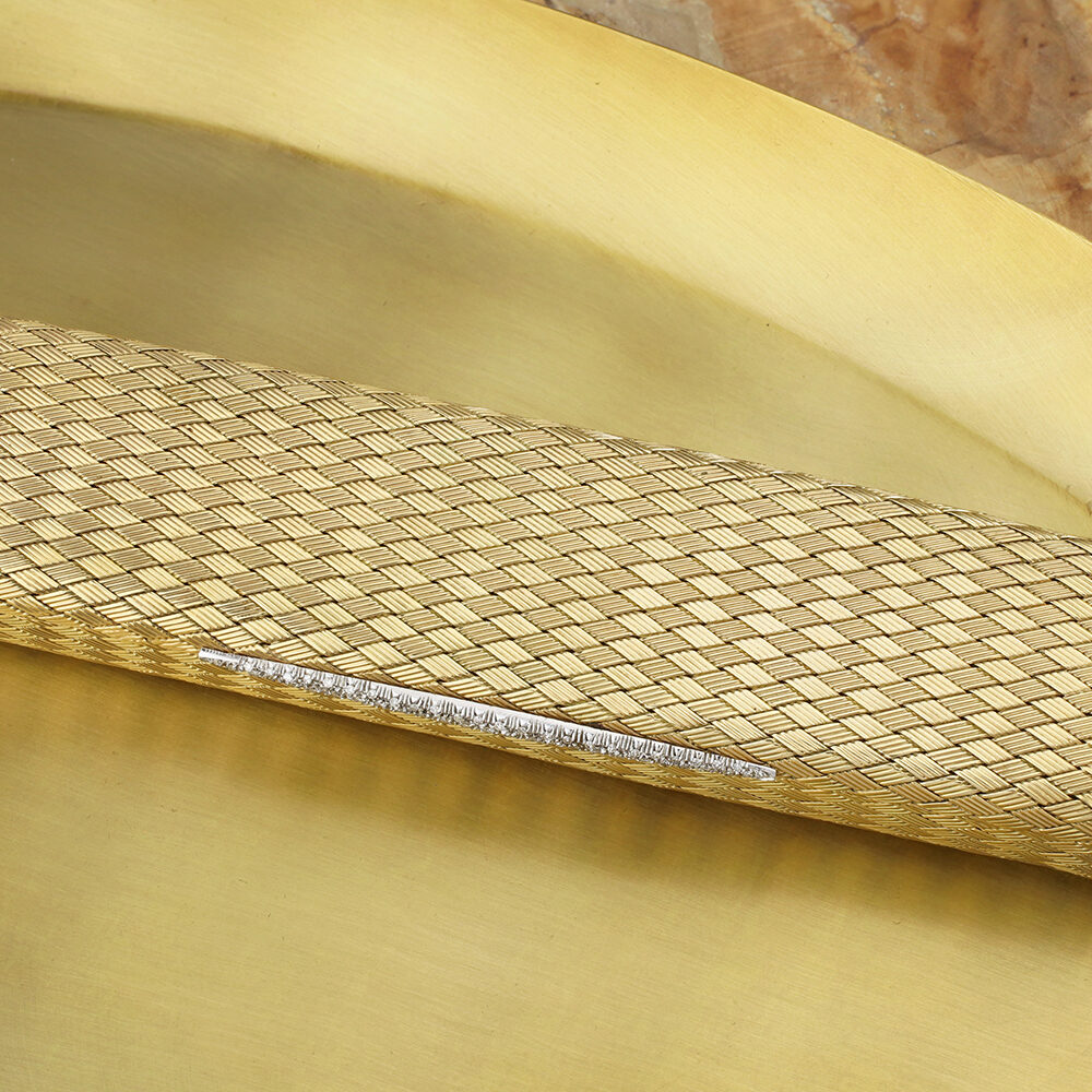 Gold and Diamond Evening Clutch