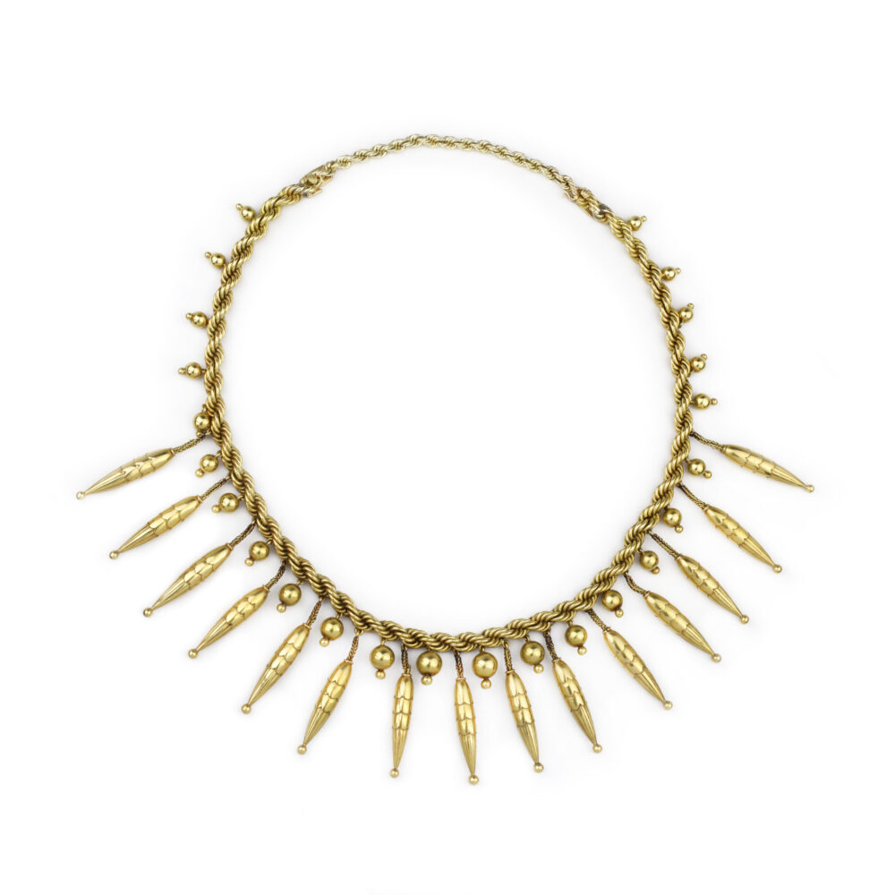 Marchak Retro Gold Tassel Necklace
