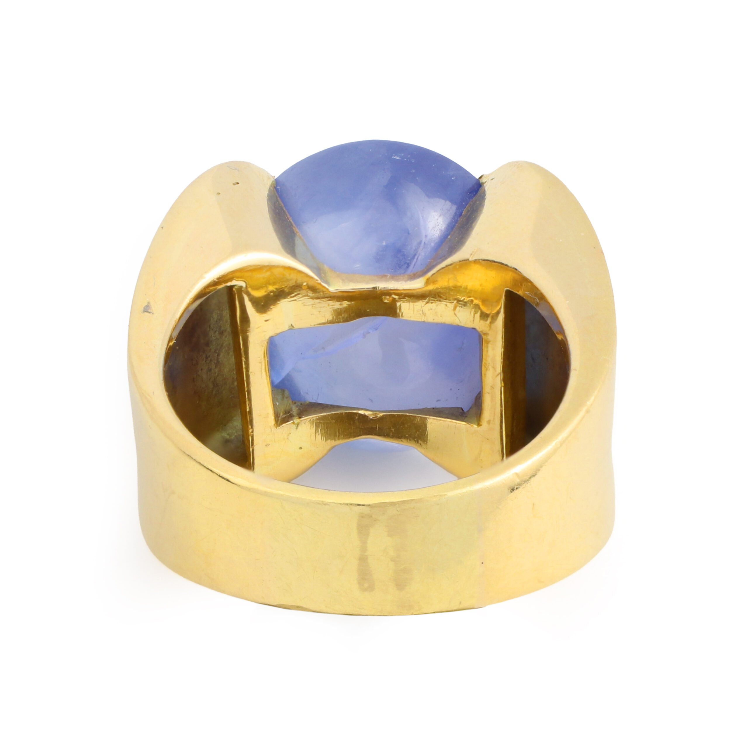 Paul Flato Sapphire and Gold Ring