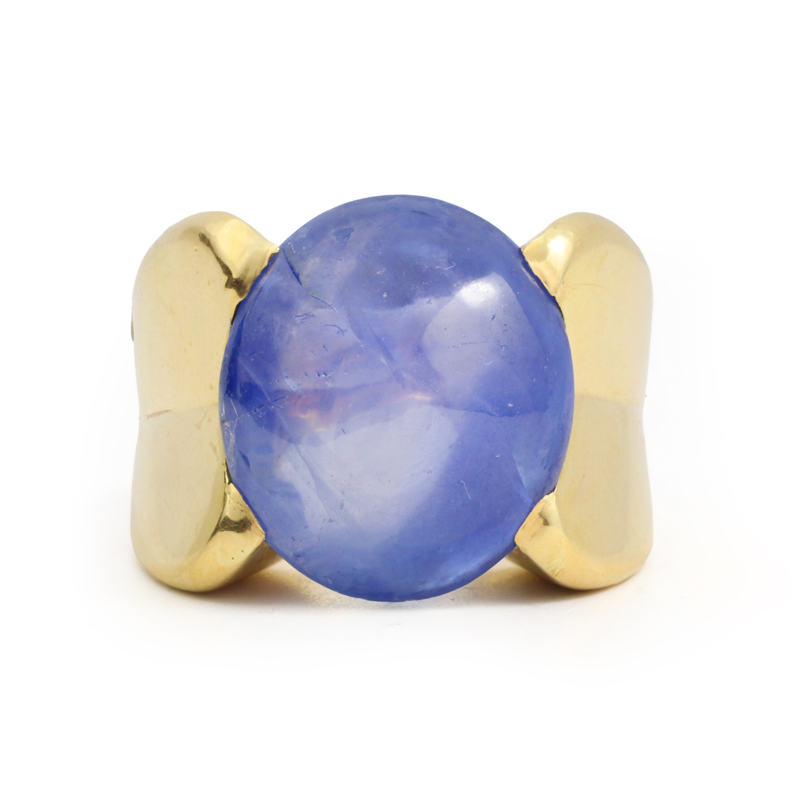 Paul Flato Sapphire and Gold Ring