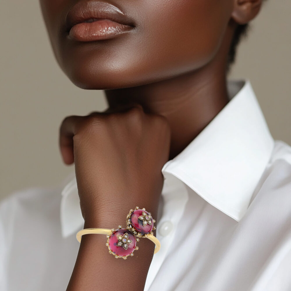 Antique Garnet and Diamond Bracelet