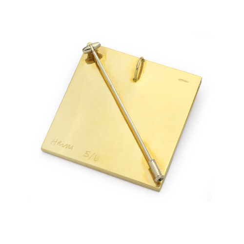 Raymond Hains Matchbook Brooch Pendant