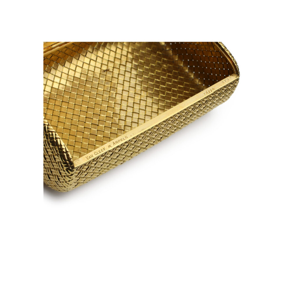 Van Cleef & Arpels Woven Gold Box