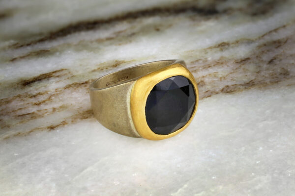 Onyx And Silver Ring