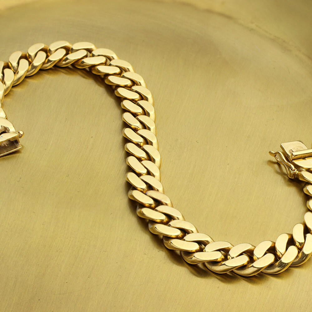 French Gold Link Bracelet