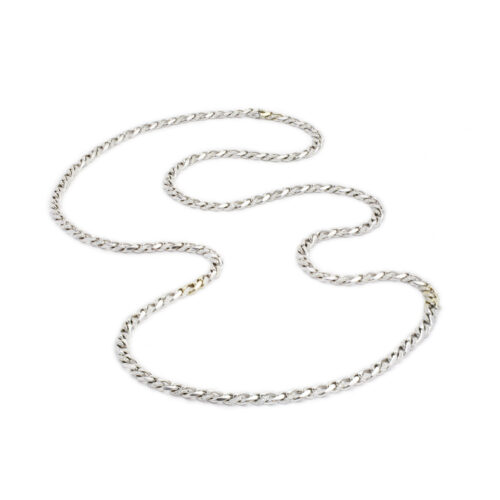 Bulgari Diamond Set White Gold Long Chain - FD Gallery