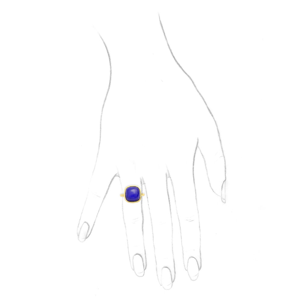 Lapis Lazuli and Gold Ring