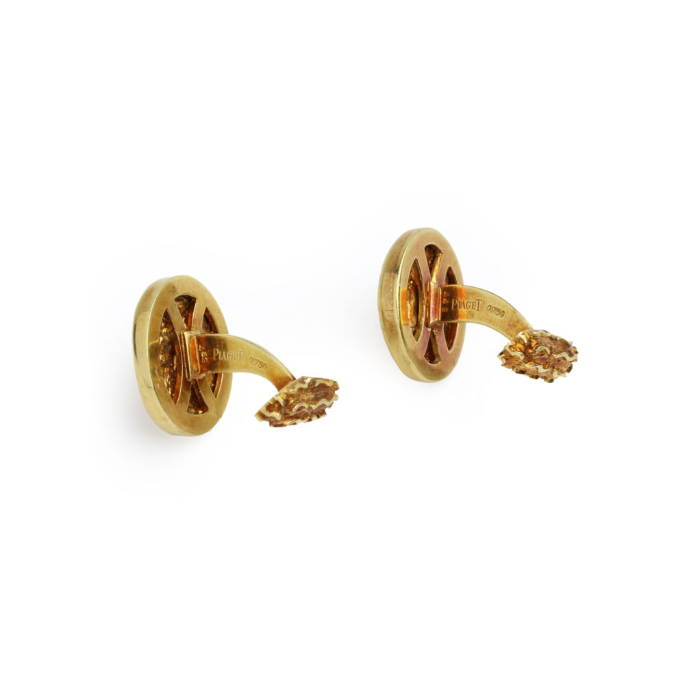 Salvador Dali, Piaget Gold Cufflinks