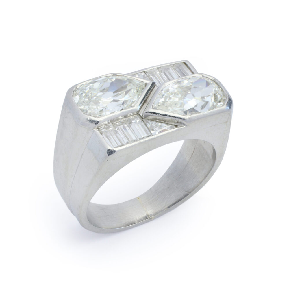 Boucheron Diamond and Platinum Ring