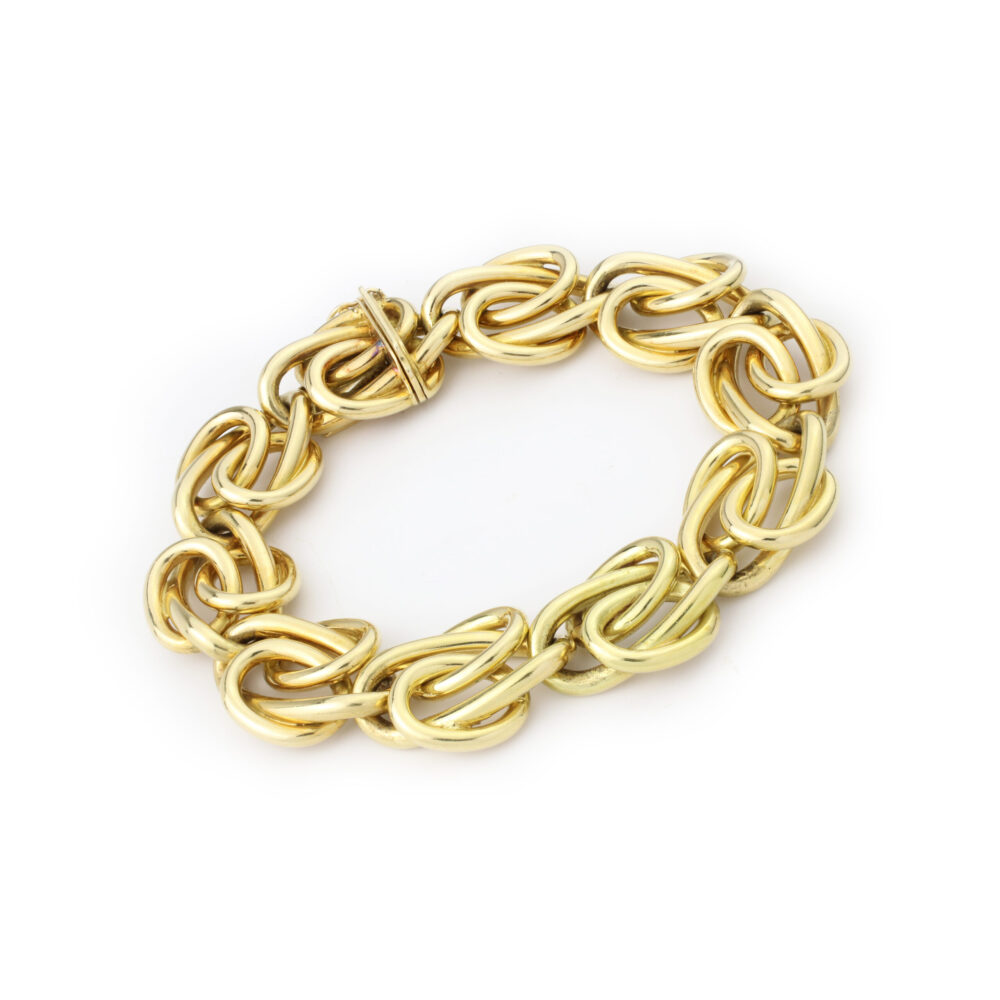 Bulgari Fancy Gold Link Bracelet