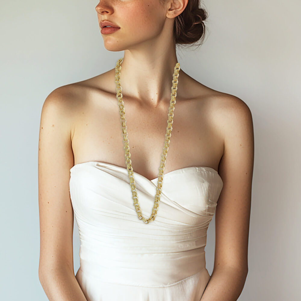 Van Cleef & Arpels Gold Long Chain Necklace