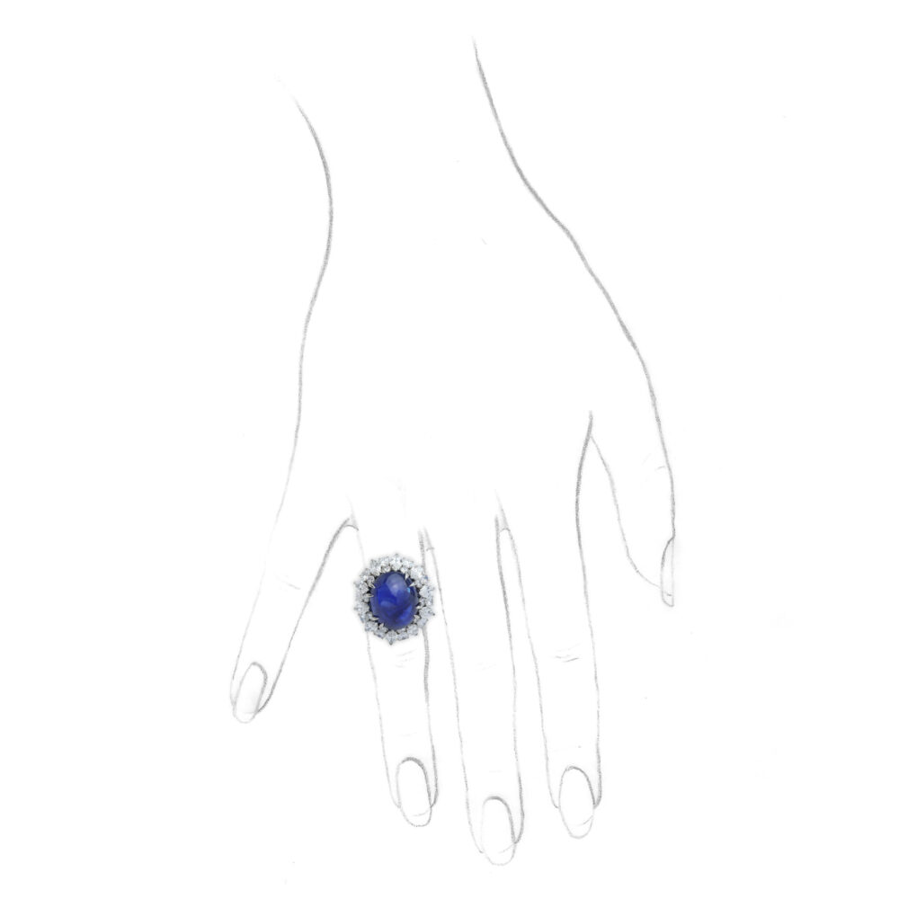 Bulgari Ceylon Sapphire and Diamond Ring