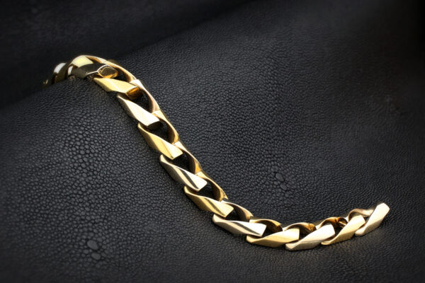 Bulgari Bicolor Gold Link Bracelet