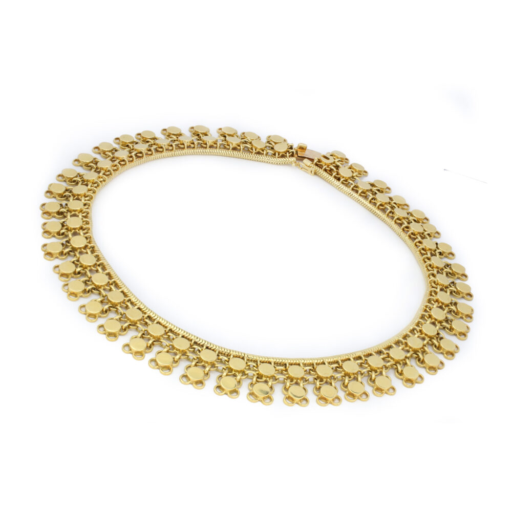 Boucheron Gold Fringe Necklace