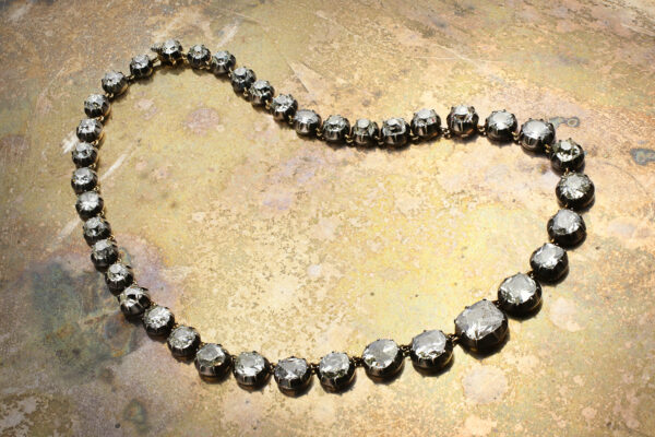 Antique Diamond Riviere Necklace» Price On Request «