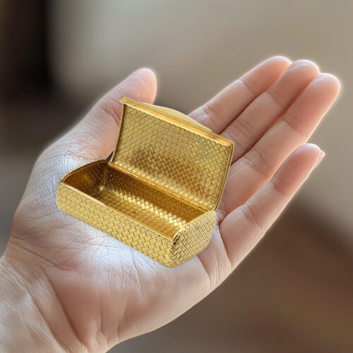 Van Cleef & Arpels Woven Gold Box