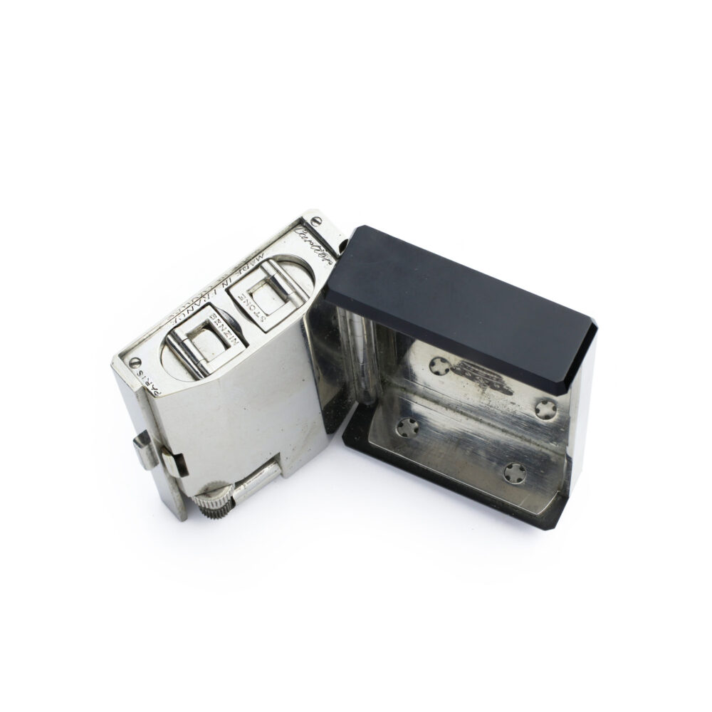Cartier Platinum, Onyx and Diamond Lighter