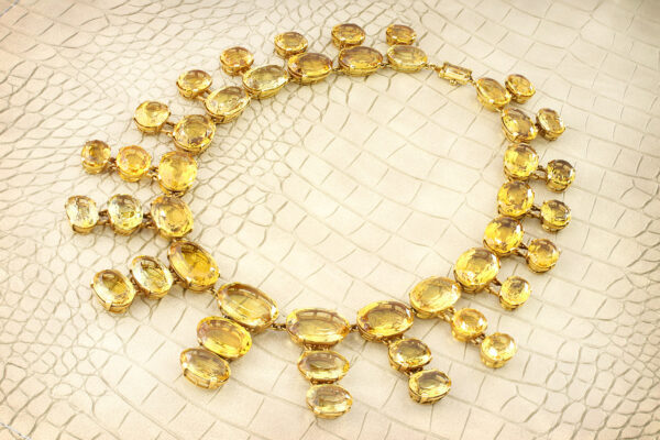 Cartier Citrine Necklace» Price On Request «