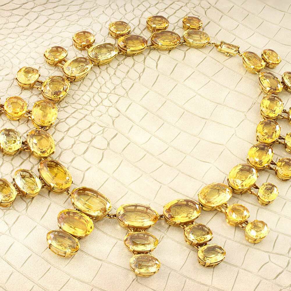 Cartier Citrine Necklace