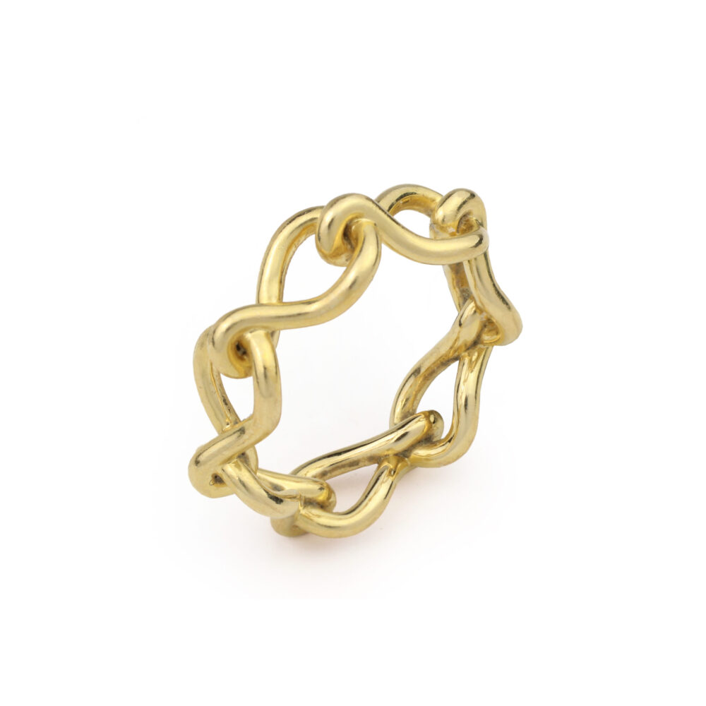 Cartier 'Maillon Infini de Cartier' Sculpted Gold Ring