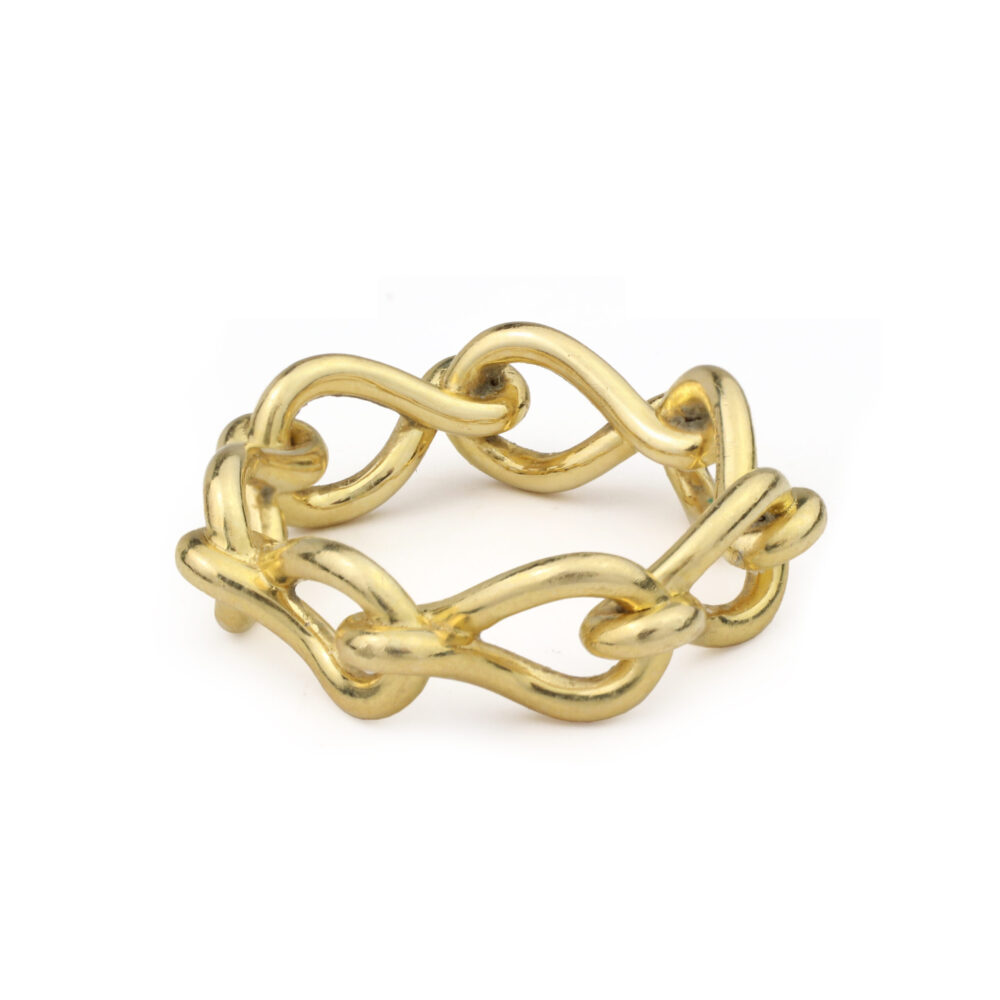 Cartier 'Maillon Infini de Cartier' Sculpted Gold Ring