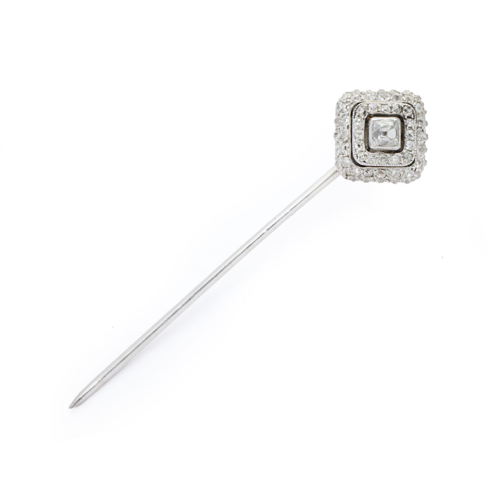 Cartier Art Deco Diamond Stick Pin