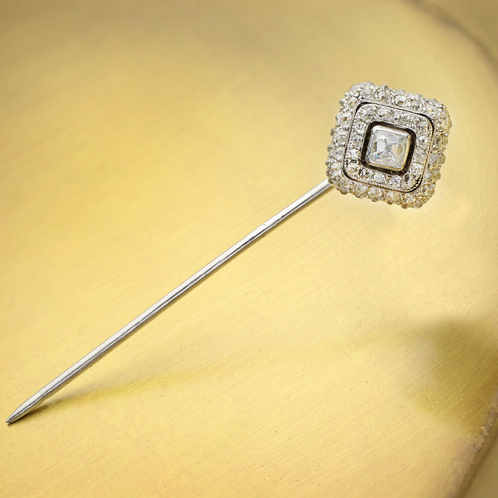 Cartier Art Deco Diamond Stick Pin - FD Gallery