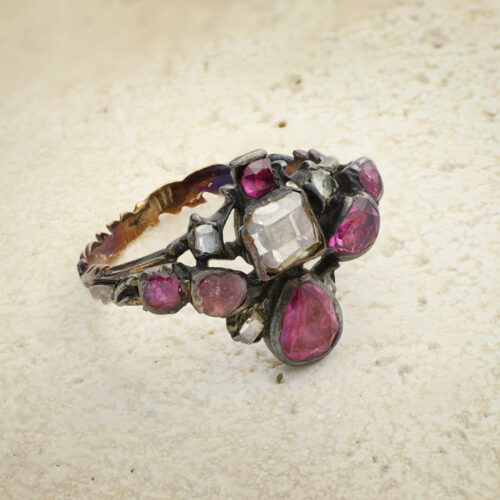 Antique Ruby and Diamond Ring