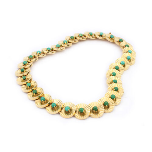 Boucheron Turquoise and Gold Necklace