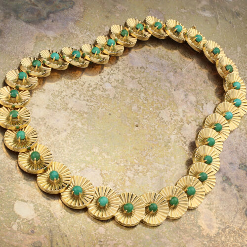 Boucheron Turquoise and Gold Necklace