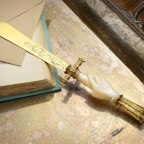 Antique Gold and Mother of Pearl Letter Opener