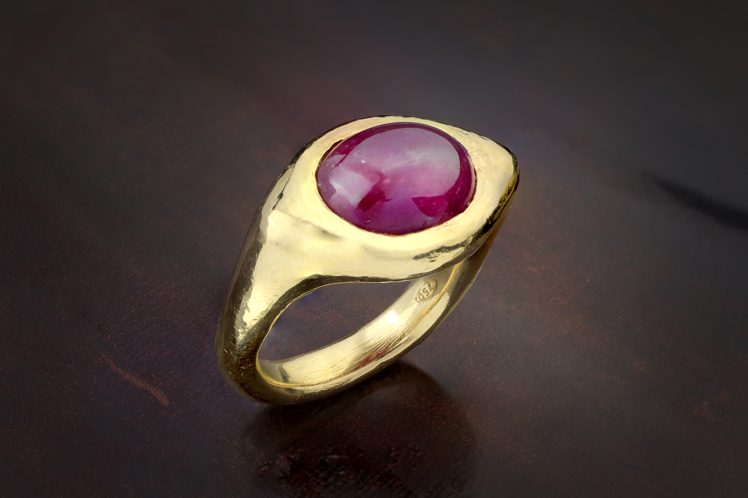 Ruby in clearance gold ring