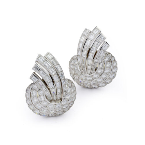Van Cleef & Arpels Diamond Ear Clips