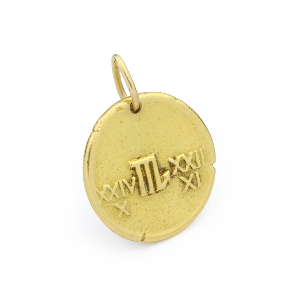 Van Cleef & Arpels Gold Scorpio Zodiac Pendant