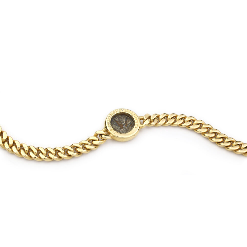 Bulgari 'Monete' Ancient Coin and Gold Necklace