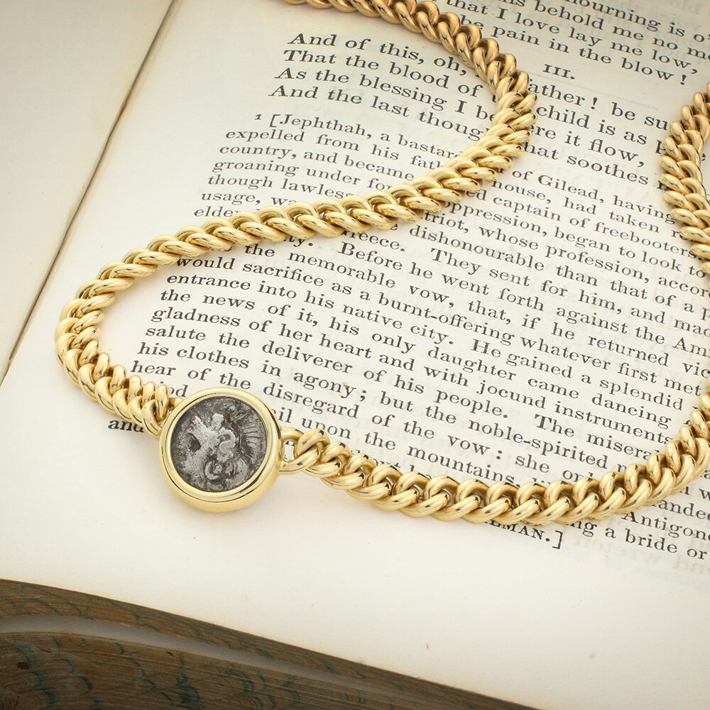 Bulgari 'Monete' Ancient Coin and Gold Necklace