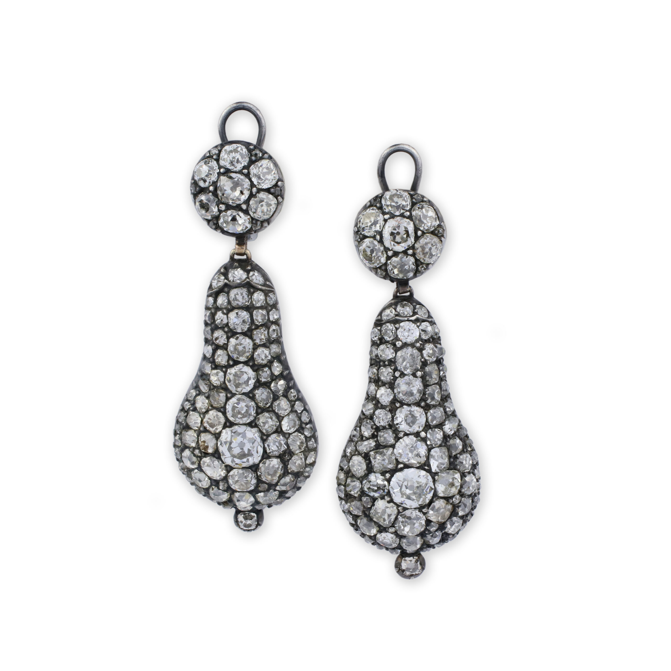 Antique Diamond and Rock Crystal Ear Pendants» Price on Request « - FD ...