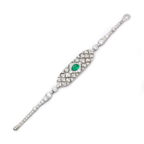 Cartier Colombian Emerald and Diamond Bracelet