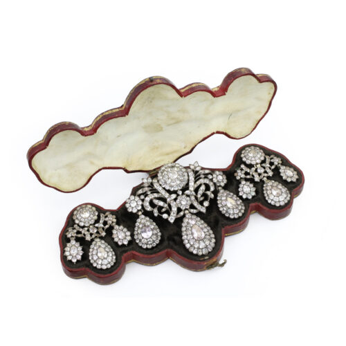 Antique Iberian Topaz Demi Parure
