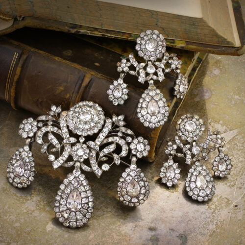 Antique Iberian Topaz Demi Parure