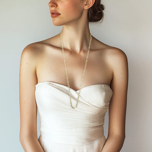 Cartier Gold Chain Long Necklace