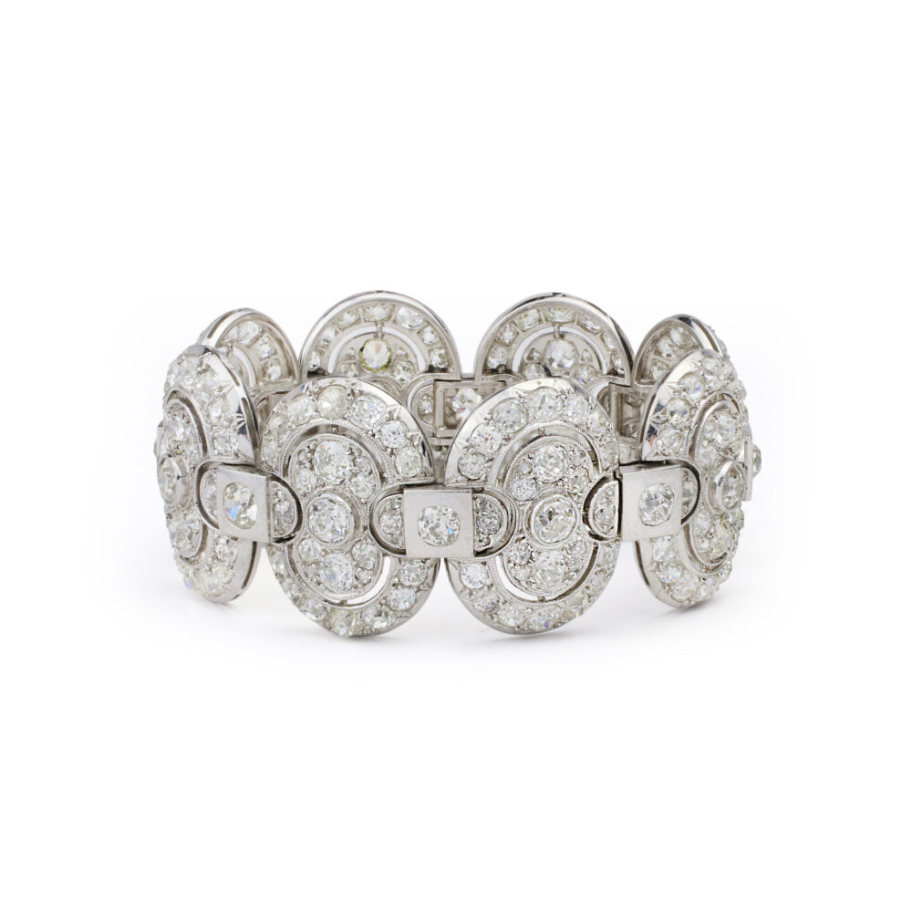Templier Art Deco Diamond Set Bracelet