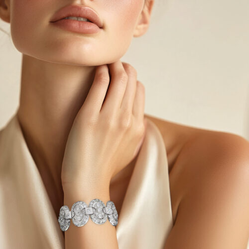 Templier Art Deco Diamond Set Bracelet