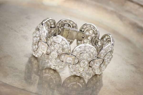 Templier Art Deco Diamond Set Bracelet» Price On Request «