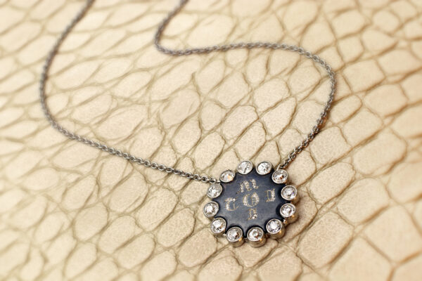 Diamond “Toi Moi” Epigram Pendant Necklace