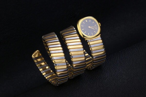 Bulgari Tubogas Gold And Steel Watch