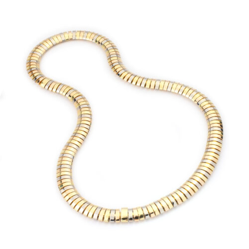 Cartier Tri-Color Gold Necklace and Bracelet Set
